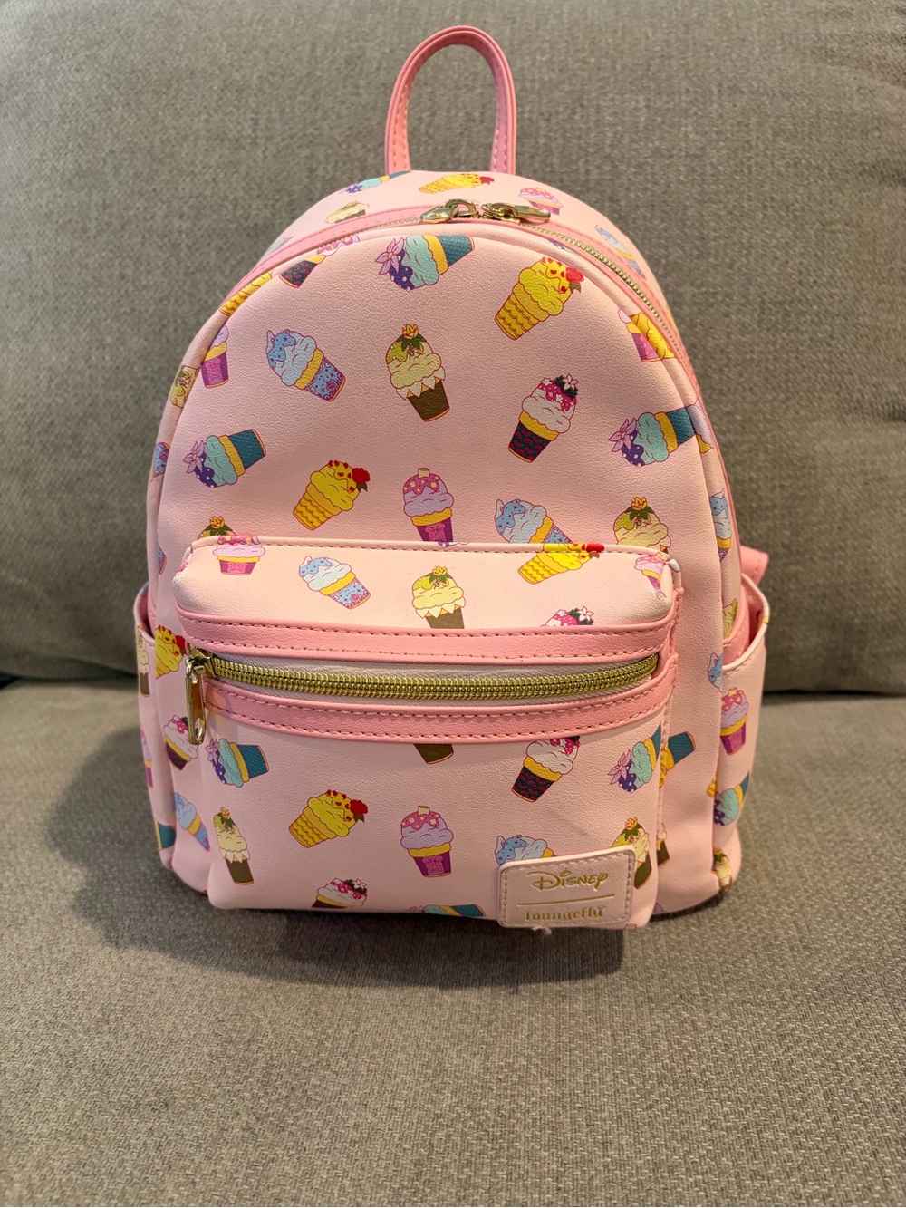Disney Loungefly Pink Cupcake Tsum Tsum Mini Backpack
